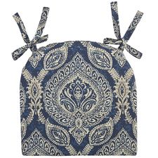 Dining Chair Cushion in Keegan Indigo
