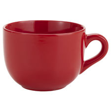 Red Cafe Au Lait Mug