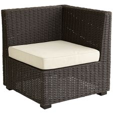 Echo Beach Tobacco Brown Corner Chair 