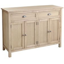 Torrance Natural Whitewash Buffet Table