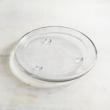 Clear Glass Pillar Candle Plate