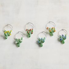 Cactus Wine Charm Set of 6