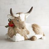 Hank the Longhorn Cow Natural Decor