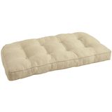 Large Contour Settee Cushion in Draper Bisque