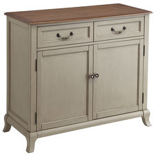 Marchella Linen Gray Buffet Table