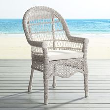 Sunset Pier Parchment Dining Chair