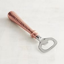 Hammered Copper-Plated Bottle Opener