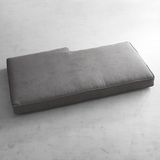 Large Modular Chaise Cushion in Calliope Graphite