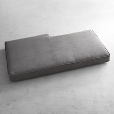 Large Modular Chaise Cushion in Calliope Graphite