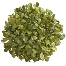 Faux Boxwood Decorative Sphere