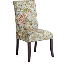 Angela Blue Floral Dining Chair