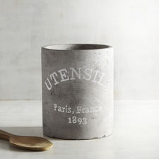 Concrete Utensil Crock