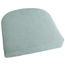 Large Flat Contour Chair Cushion in Calliope Maui