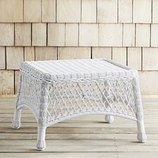 Santa Barbara White Ottoman