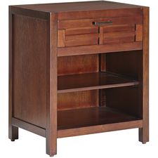 Sausalito Mahogany Brown Nightstand