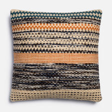 Magnolia Home Jordan Orange & Blue Oversize Pillow
