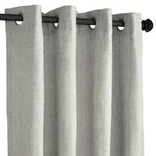 Shimmer Silver Grommet Curtain