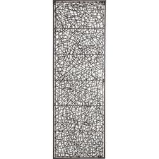 Metal & Rattan Wall Decor