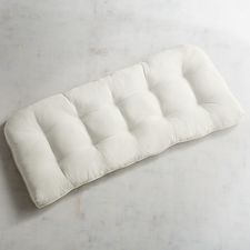 Standard Contour Settee Cushion in Cabana Cream