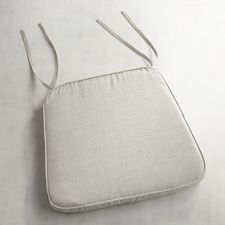 Dining Chair Cushion in Silver Shimmer