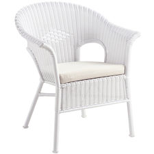 Casbah White Stacking Chair