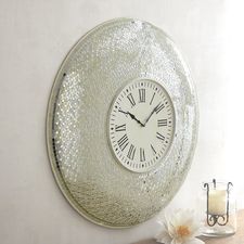 Blanc Mosaic Clock