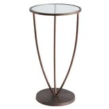 Avenue Glass Top Accent Table