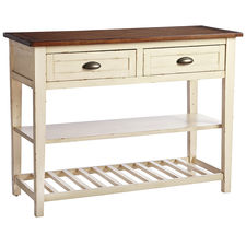 Carmichael Antique Ivory Buffet Table