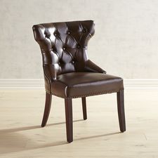Hourglass Chesterfield Walnut Dining Chair