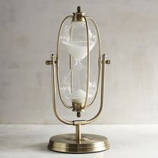 Wrought Iron Swivel Hourglass