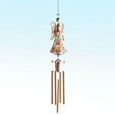 LED Solar Angel Wind Chimes