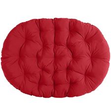 Cabana Tomato Red Double Papasan Cushion