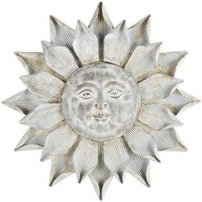 Sun Galvanized Wall Decor