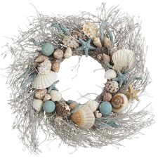 Coastal Shells 20" Wreath