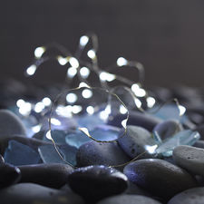 Cool White LED Glimmer Strings®