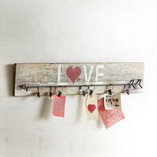 Cupid's Arrow Clip Wall Photo Holder