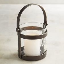 Brown Metal Votive Candle Holder