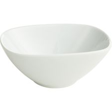 Luminous Porcelain White Snack Bowl