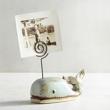 Whale Clip Photo Holder