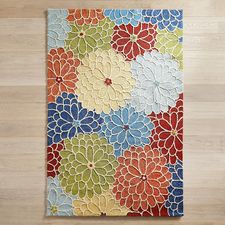 Calliope Mum Red Rug