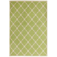 Moroccan Tile Green 5x8 Rug