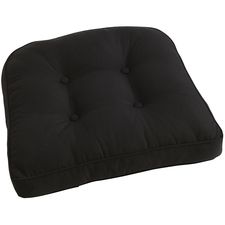 Large Contour Chair Cushion in Cabana Black