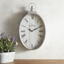 Galvanized Wall Clock