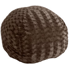 Fuzzy Chocolate Brown Bean Bag