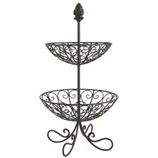 Laurel 2-Tiered Basket