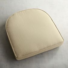 Large Contour Chair Cushion in Draper Bisque