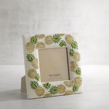 Beaded Pineapple 4x4 Photo Frame