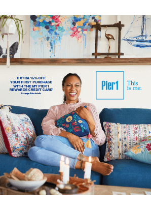 Pier 1 mailer magazine cover